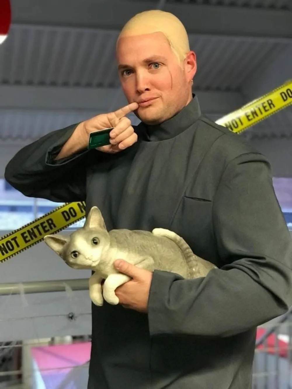 CosplaySky Star Wars Imperial Officer Grey Suit - Dr. Evil Costume
